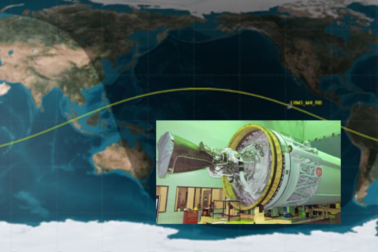 ISRO's LVM3-M4 Rocket Stage Successfully Re-enters Earth's Atmosphere, Marking a Milestone in Space Debris Management